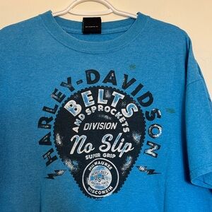 Harley-Davidson Teal Graphic Tee